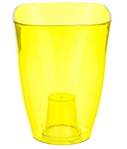 Изображение товара Вазон Флора желтый прозрачный
